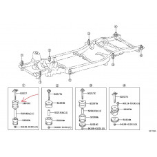 Подушка рамы Toyota Fortuner