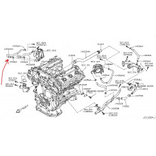 Патрубок системы ДВС Infiniti FX35 / QX70 Nissan Fuga / Skyline