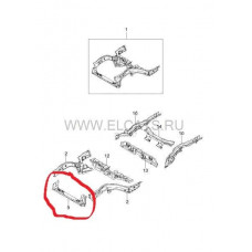 Кронштейн крепления радиатора Chevrolet Lanos (ZAZ) Т100 97-02 Кронштейн крепления радиатора Chevrolet Lanos (ZAZ) Т100 97-02