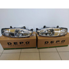 Фара передняя Mitsubishi Colt / Mitsubishi Mirage, комплект 2 шт, Depo Фара передняя Mitsubishi Colt / Mitsubishi Mirage, комплект 2 шт, Depo