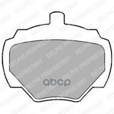 Колодки тормозные задние Land Rover Defender / Discovery Delphi Колодки тормозные задние Land Rover Defender / Discovery Delphi