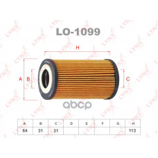 Фильтр масляный LYNXauto LO1099 Porsche Cayenne 2002-2007 Фильтр масляный LYNXauto LO1099 Porsche Cayenne 2002-2007