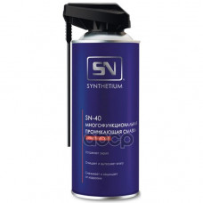 Смазка проникающая SYNTHETIUM SN-40 с умным распылителем 520мл аэрозоль Смазка проникающая SYNTHETIUM SN-40 с умным распылителем 520мл аэрозоль