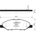 Колодки тормозные Sangsin brake SP1383 Nissan Tiida 2004-2014 Колодки тормозные Sangsin brake SP1383 Nissan Tiida 2004-2014